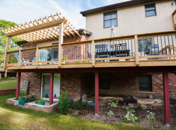 Treated Pine Deck with Pergola