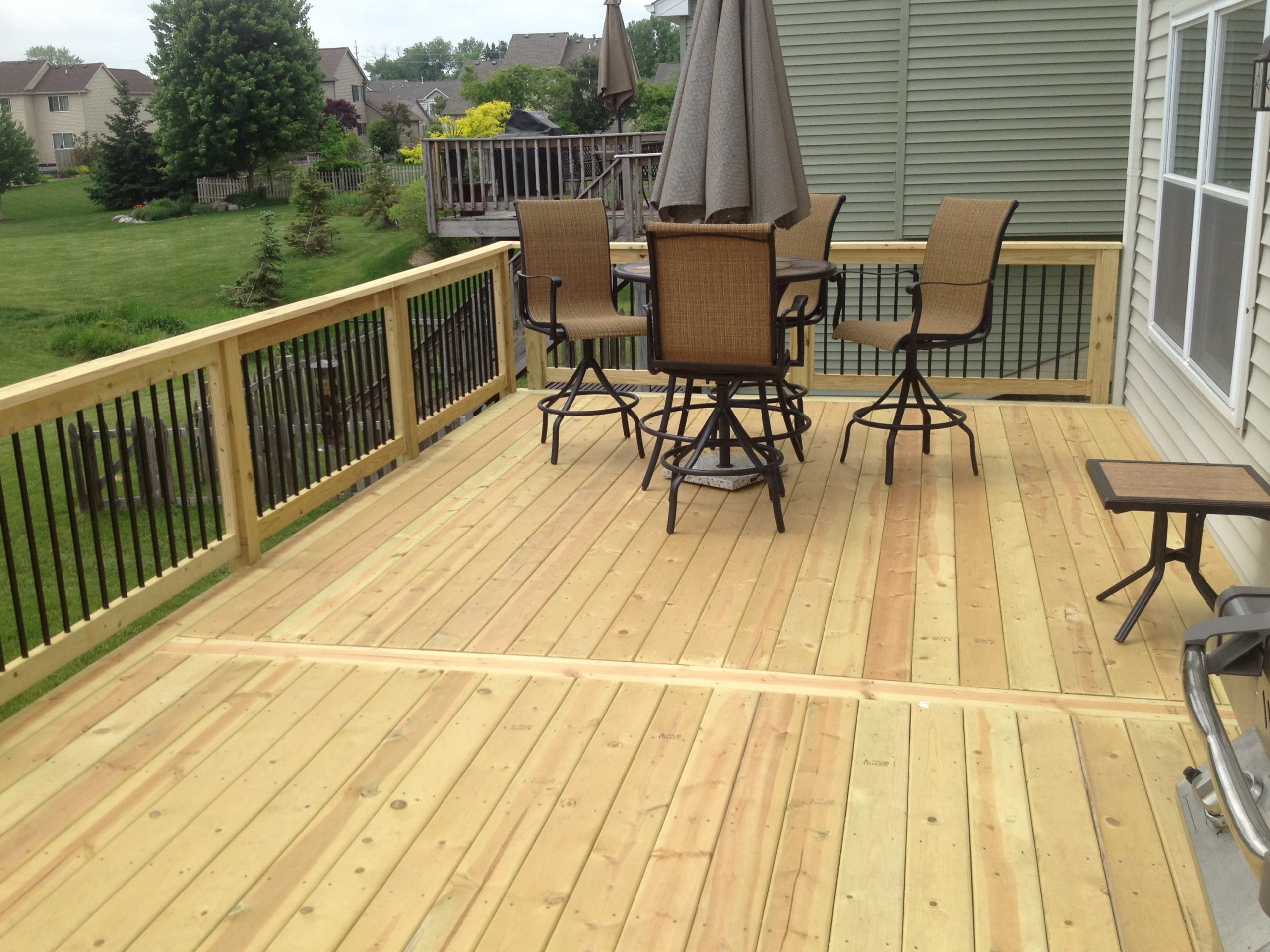 Treated Pine Deck