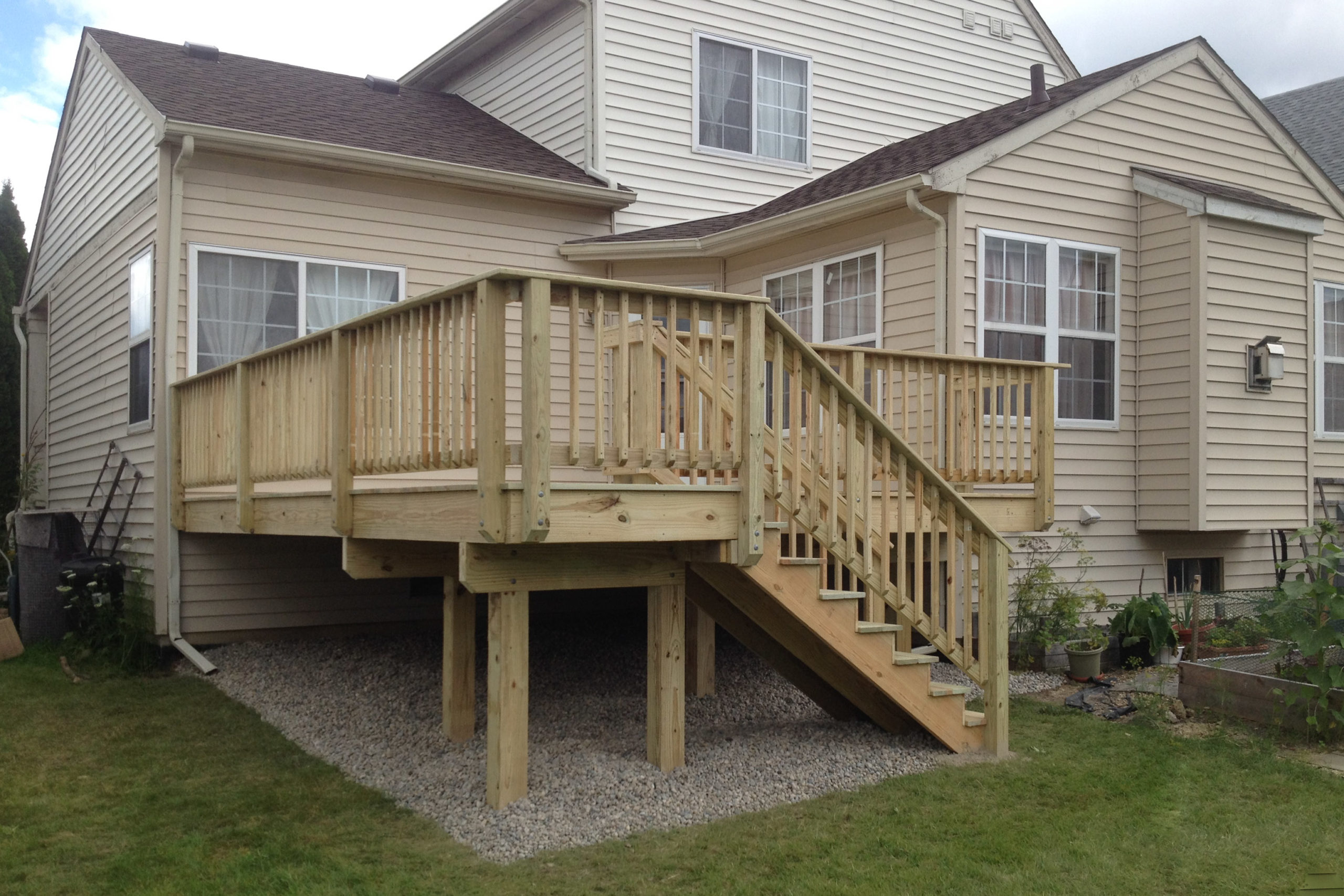 Treated Pine Deck