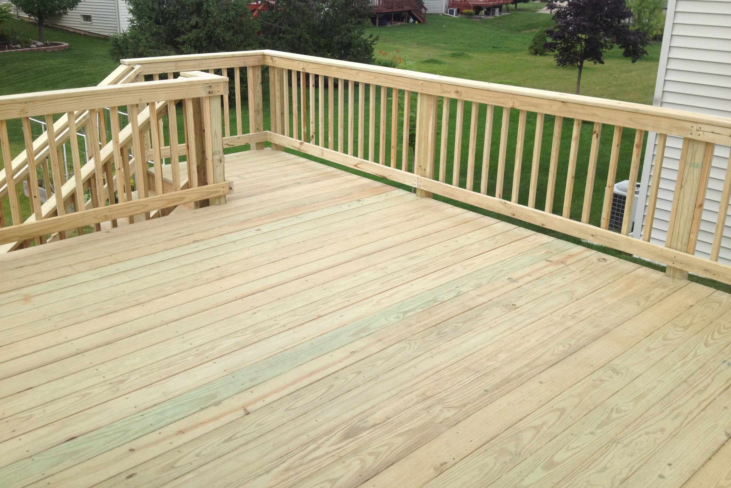 Treated Pine Deck