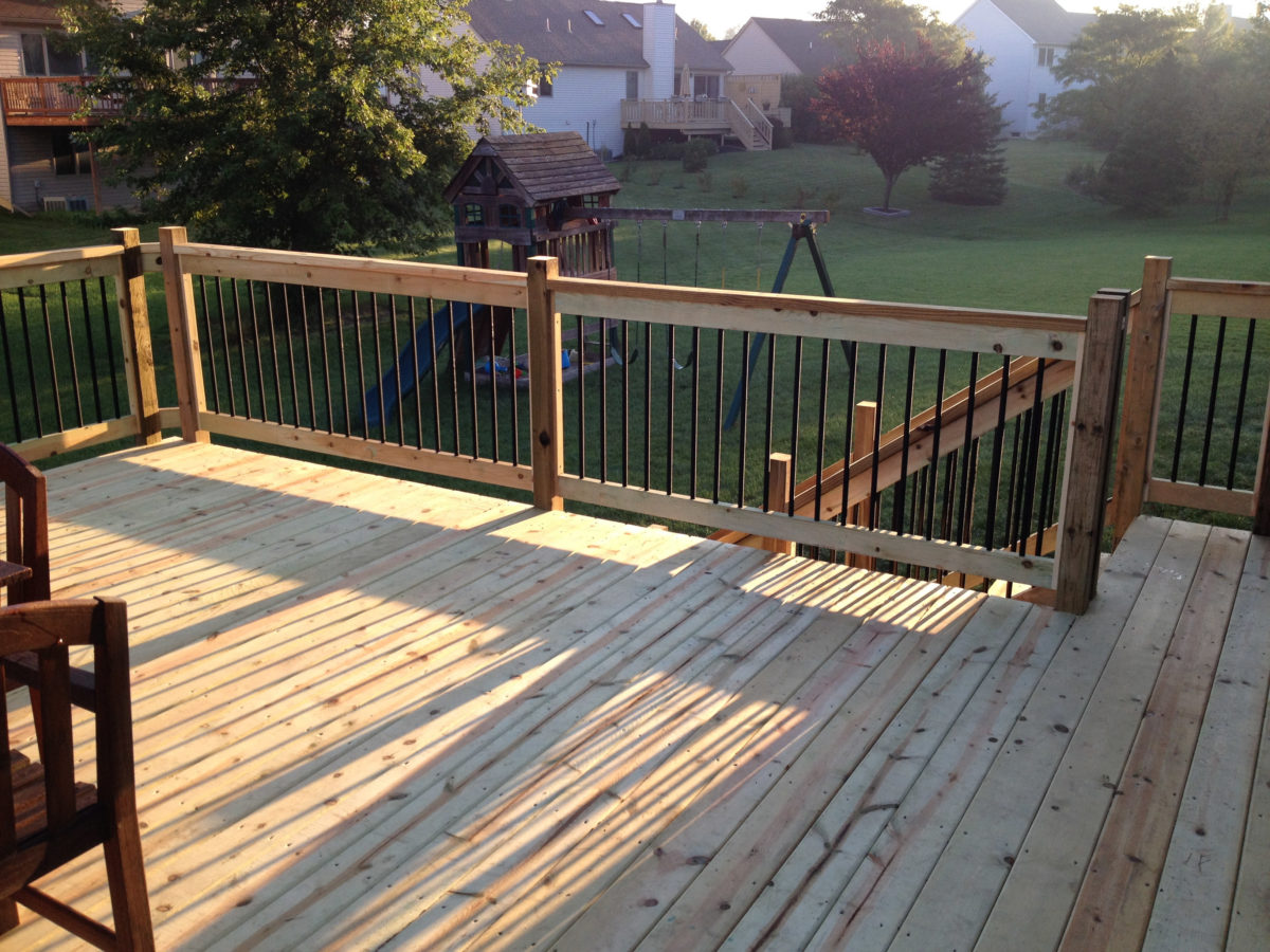 Treated Pine Decks | Ann Arbor Decks by JMJ