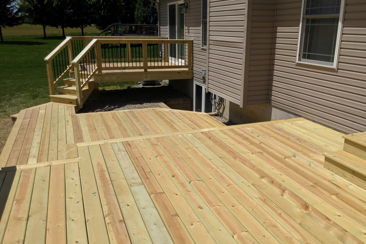 Treated Pine Decks | Ann Arbor Decks by JMJ