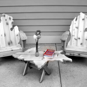 Mitten Adirondack Chairs & UP Table