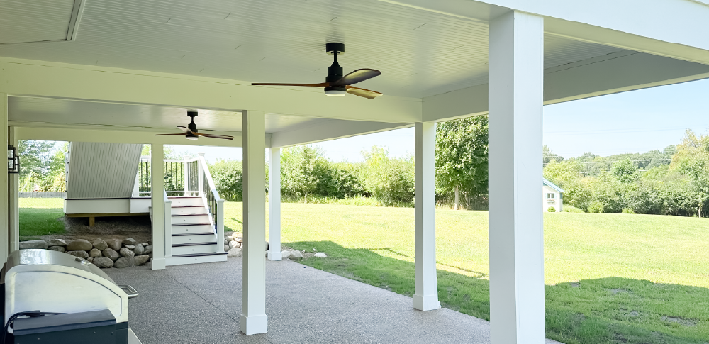 If your deck is elevated — an under-deck drainage system can transform what's below into a dry, finished outdoor room. Here's what's available, how the two systems differ, and what you can do with the space once it's protected.