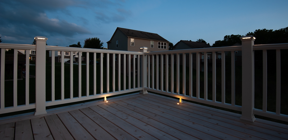 Let's face it -- Michigan gets dark early! Deck lighting extends your outdoor season, improves safety, and adds real ambiance to evening gatherings. Here's what to know before you design a deck lighting package.