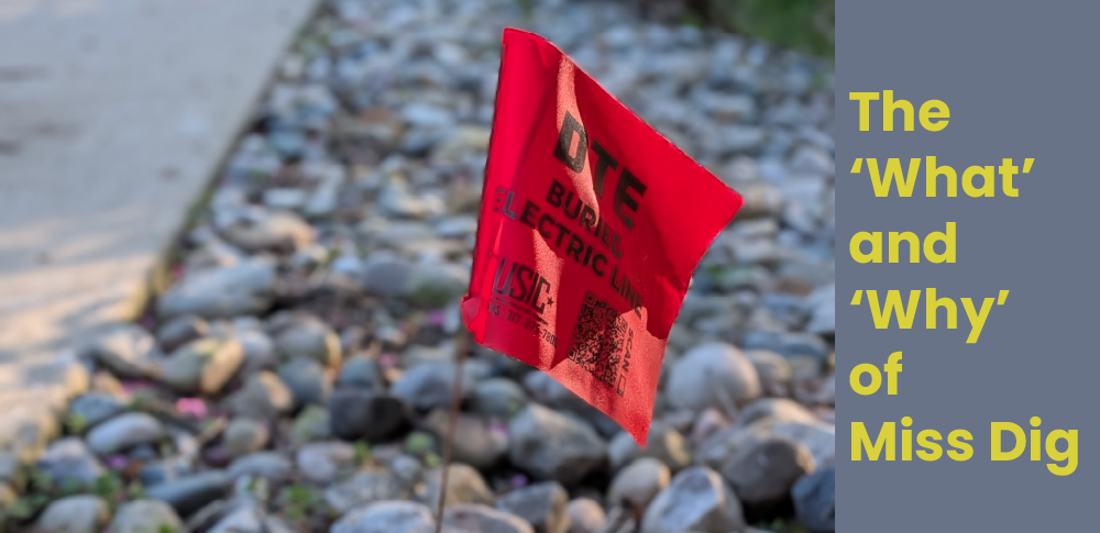 If you've ever come home to find a collection of small colored flags dotting your lawn before a deck project, you've met MISS DIG 811. Here's what the flags mean, why we call Miss Dig for you before we build a deck, and what to know about what the flags don't cover.